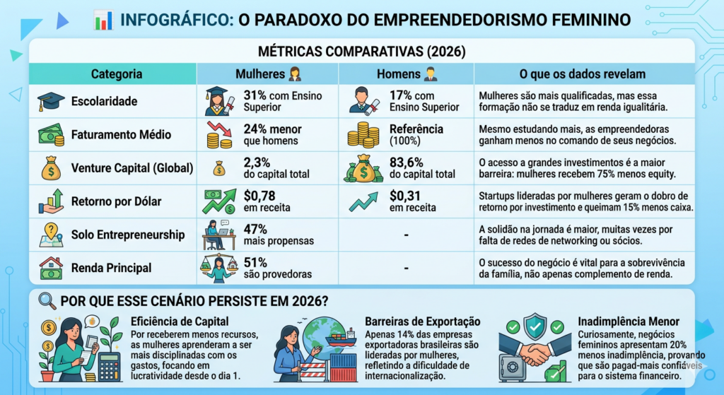 o paradoxo do empreendedorismo feminino